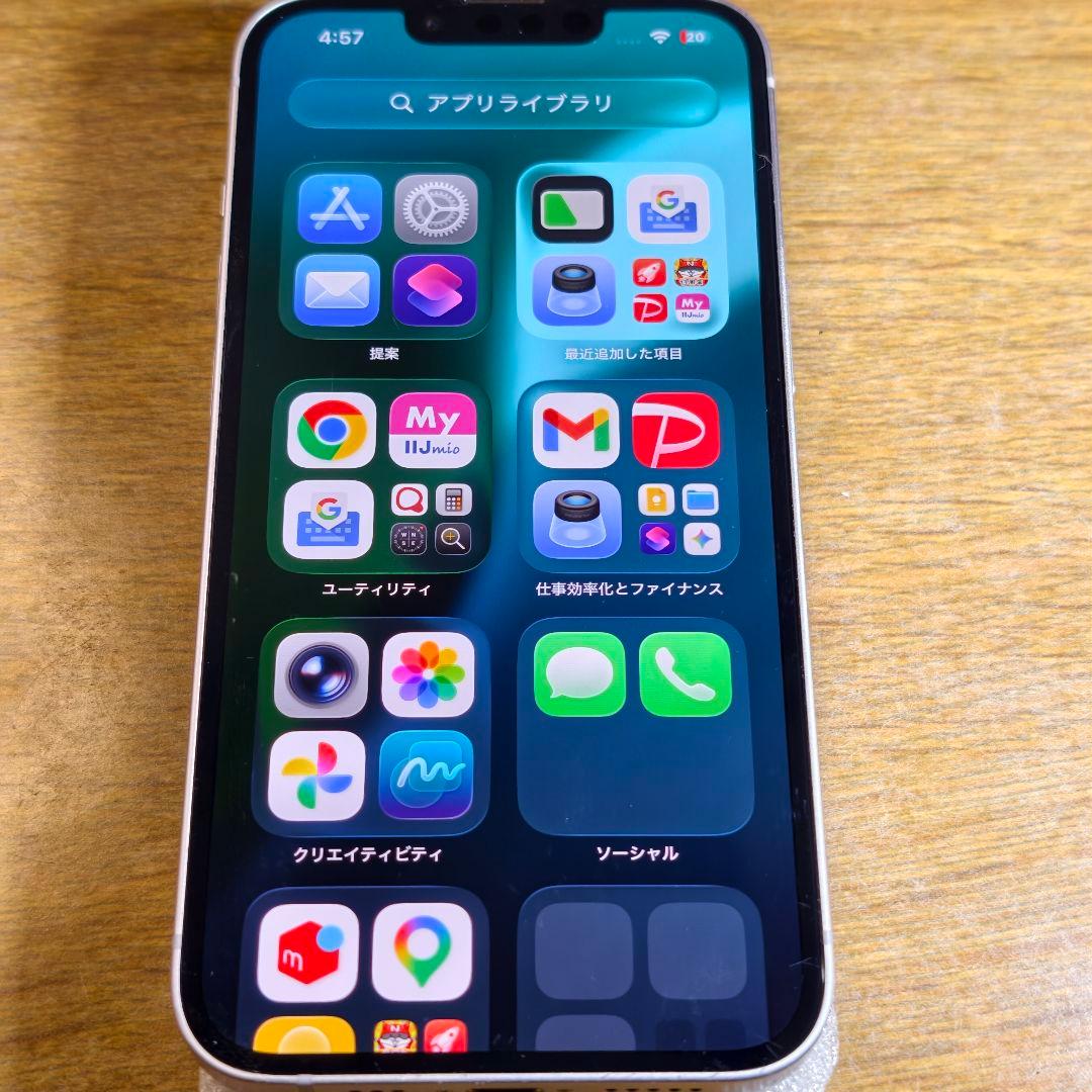 iPhone 14 256GB 新品バッテリー 海外版
