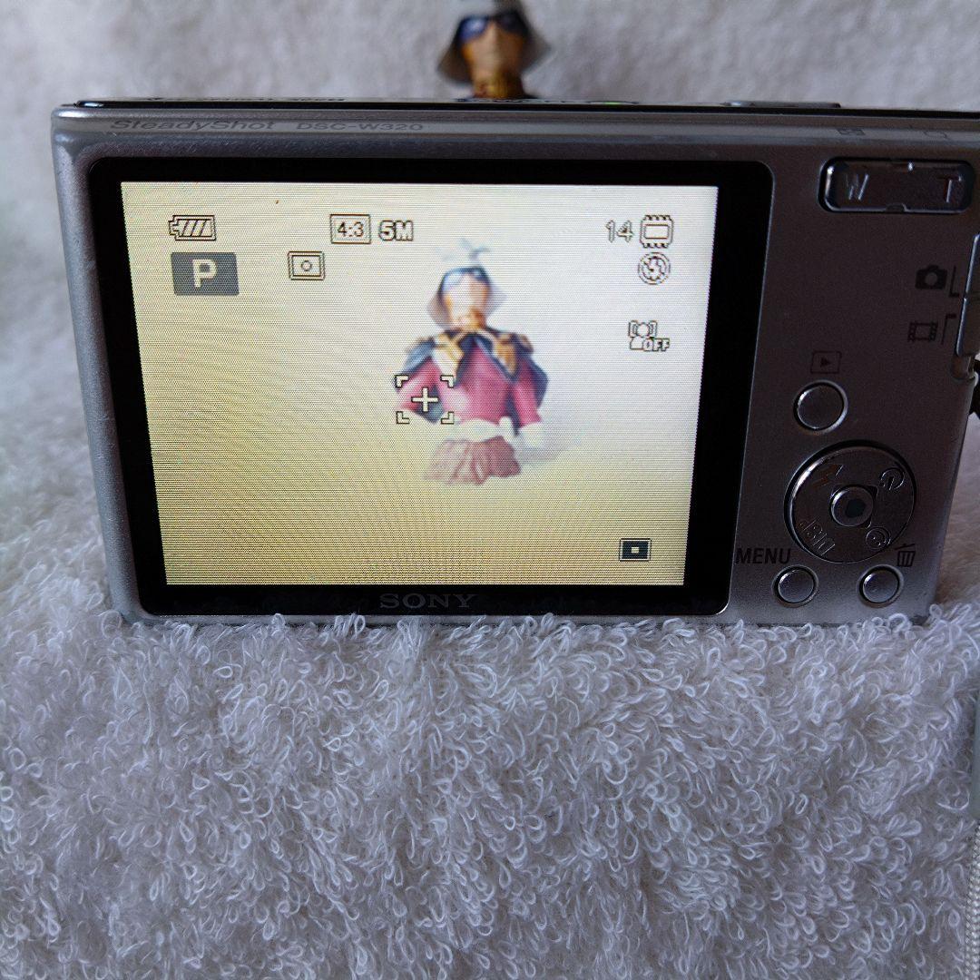 SONY Cyber-shot DSC-W320 シルバー 動作品 コンデジ
