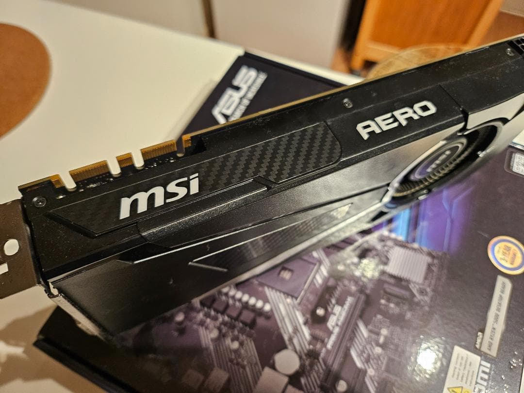MSI GTX1080 AERO グラフィックボード（動作確認済み）