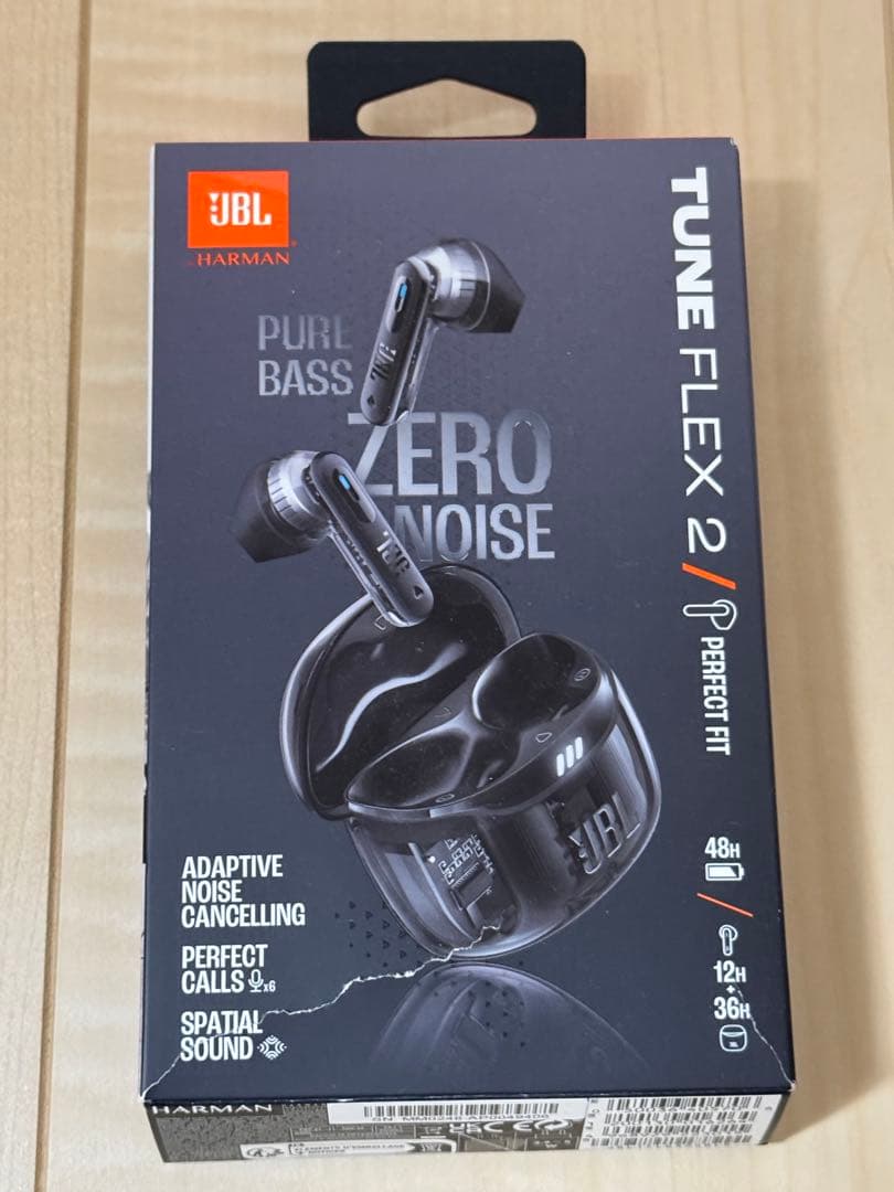 JBL Tune Flex 2 Ghost Edition ブラック