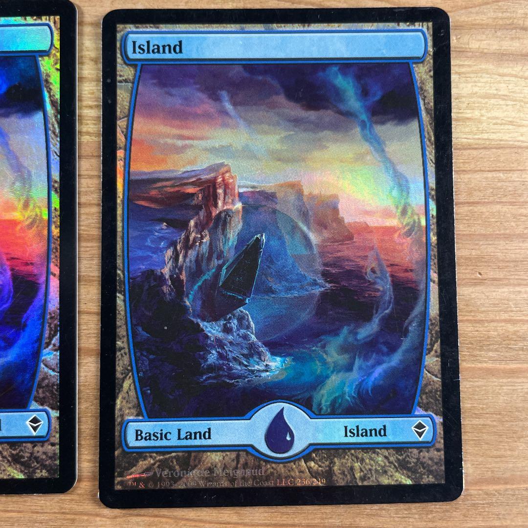 島基本土地 ZEN MTG 英語 foil 2枚