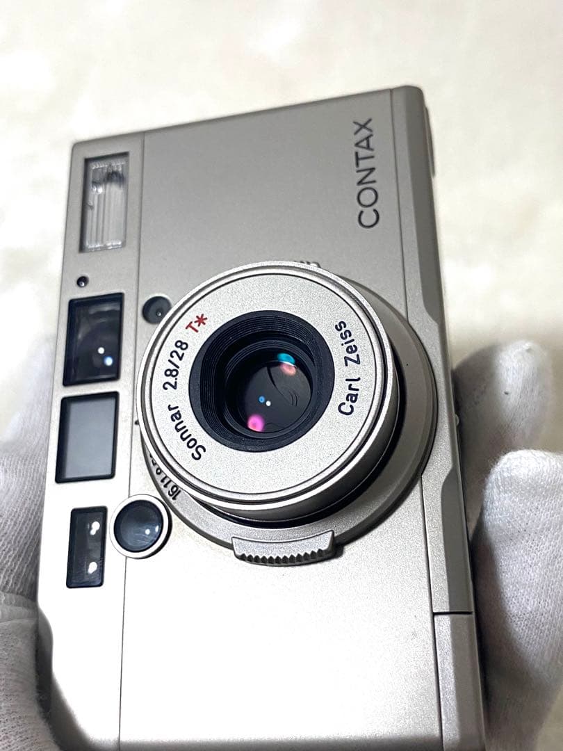 CONTAX TIX コンパクトフィルムカメラ APSフィルム用 シルバー