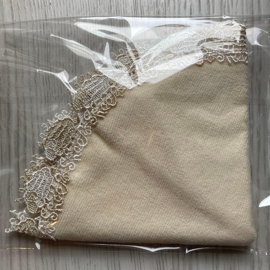 ♡近沢レース♡サークルタオルハンカチ♡シープ sheep ひつじ ♡アイボリー