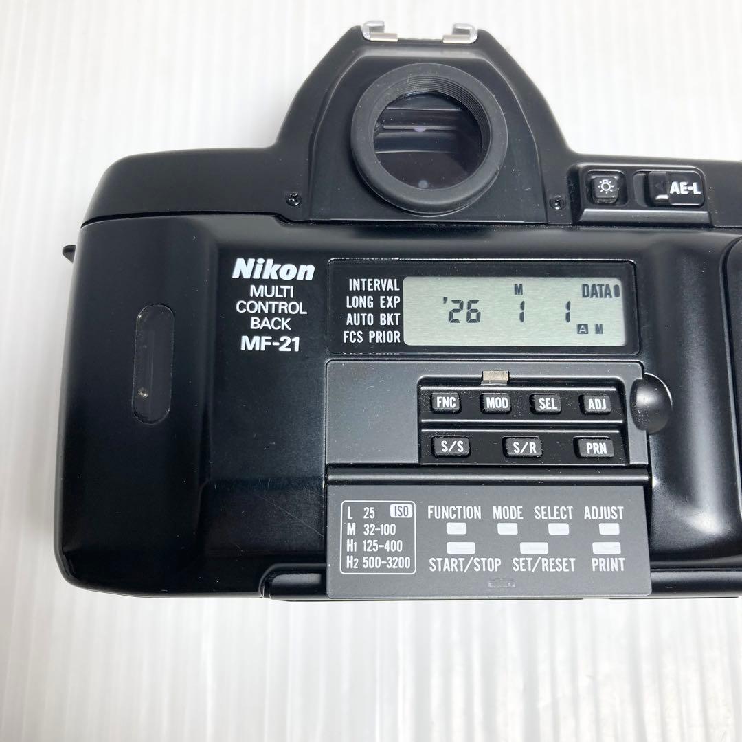 極美品 Nikon フィルム一眼レフカメラ F-801 ボディ MF-21