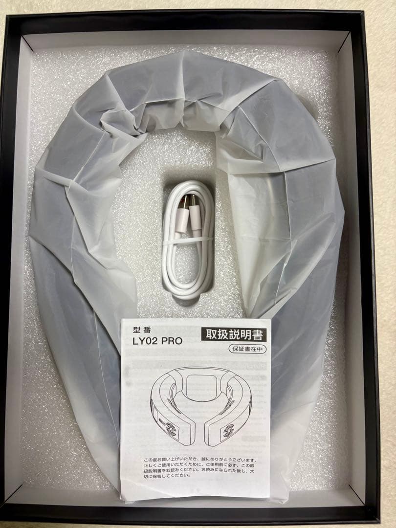 美品2025年ネッククーラーLY02 PRO冬夏兼用 冷却プレート 首掛け扇風機