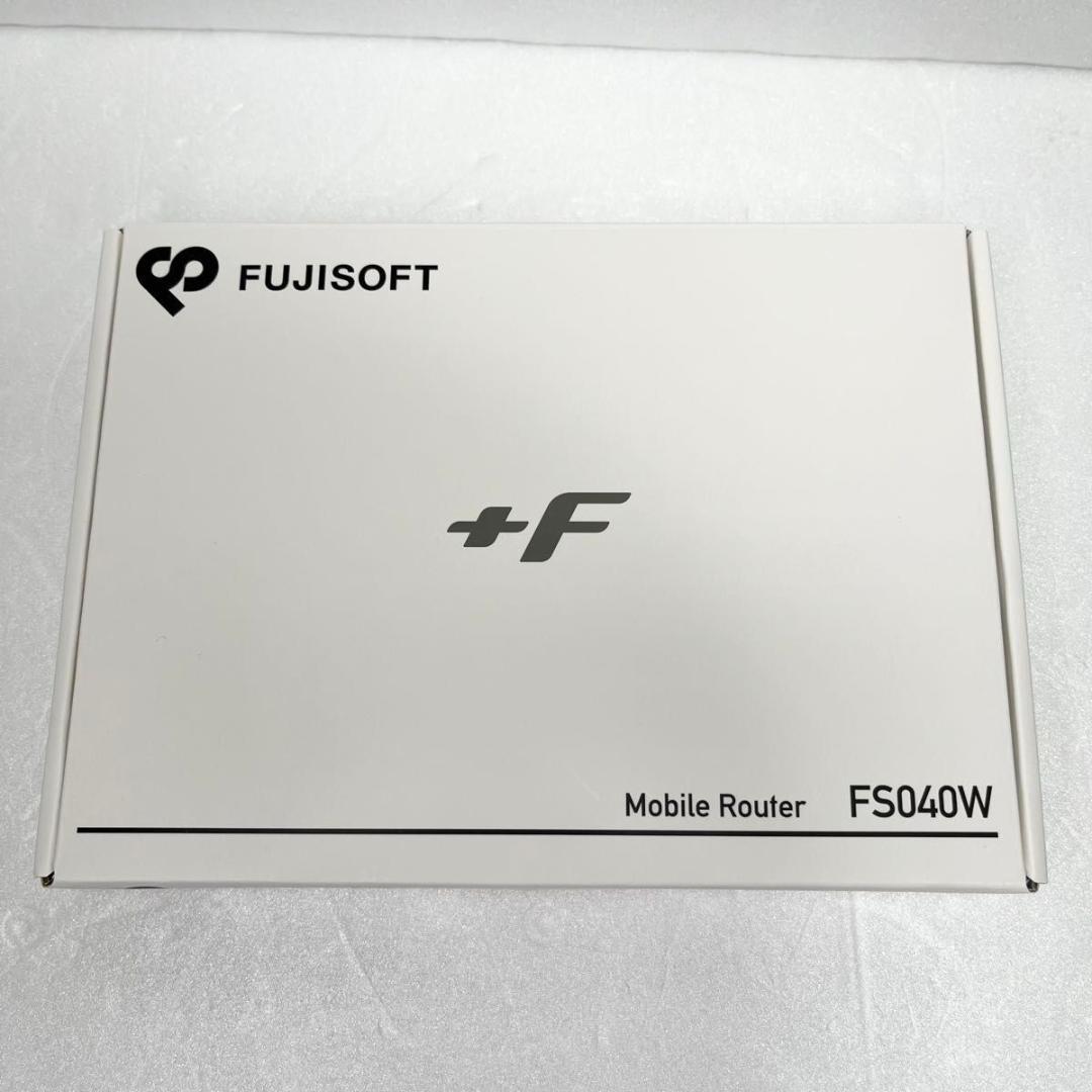 新品 FUJISOFT FS040W 本体＋ホームキット モバイルルーター