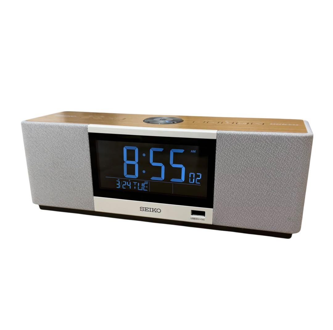 SEIKO × ONKYO マルチサウンドクロック スピーカー 目覚まし時計