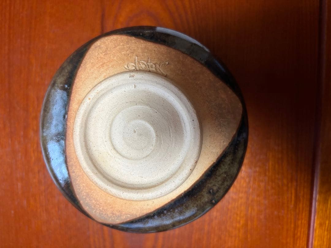 茶碗　岳芝　小久慈焼