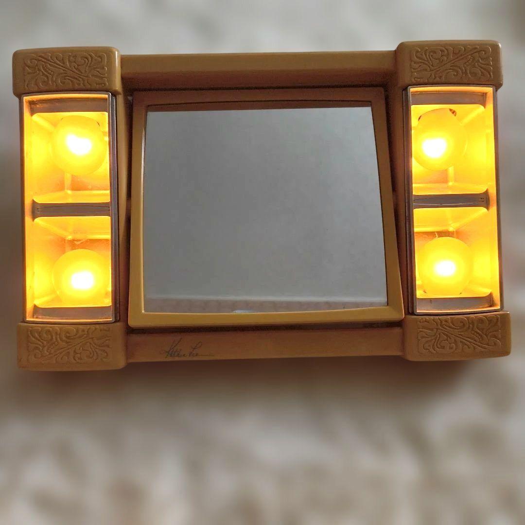 80's アンティーク　メイクミラー