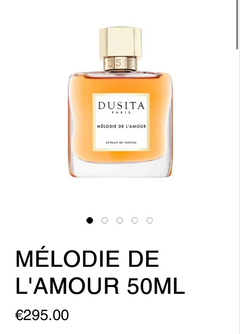 DUSITA MÉLODIE DE L'AMOUR フレグランス5点セット