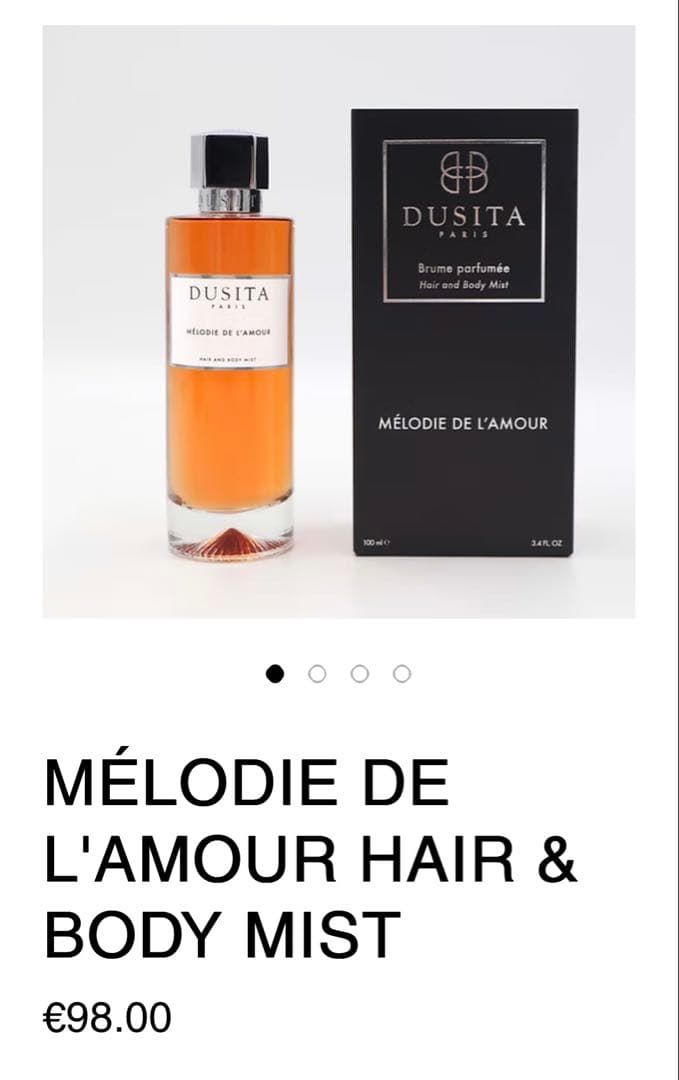 DUSITA MÉLODIE DE L'AMOUR フレグランス5点セット