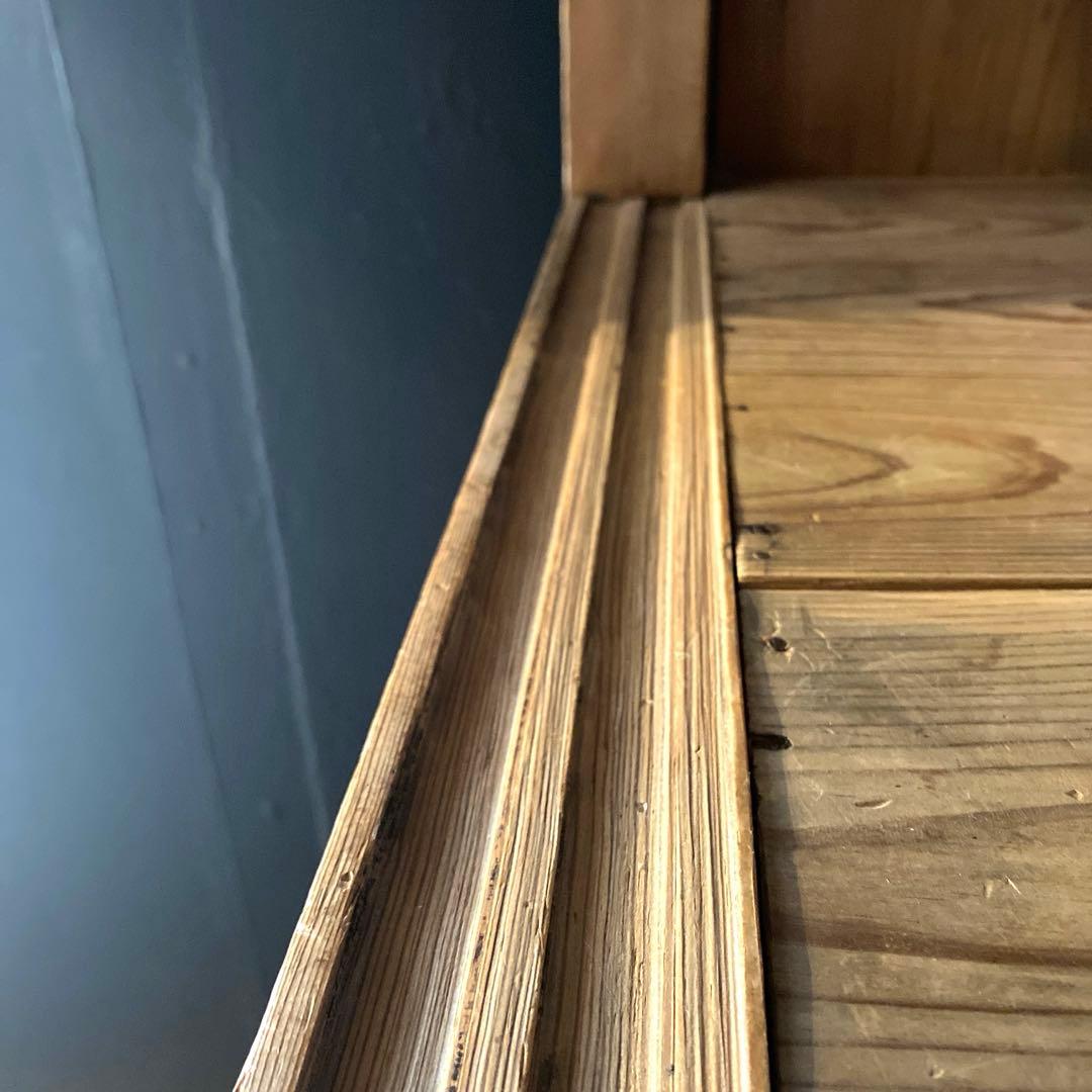水屋箪笥　キッチン収納　食器棚　収納棚　店舗什器　古家具　水屋家具　引き出し