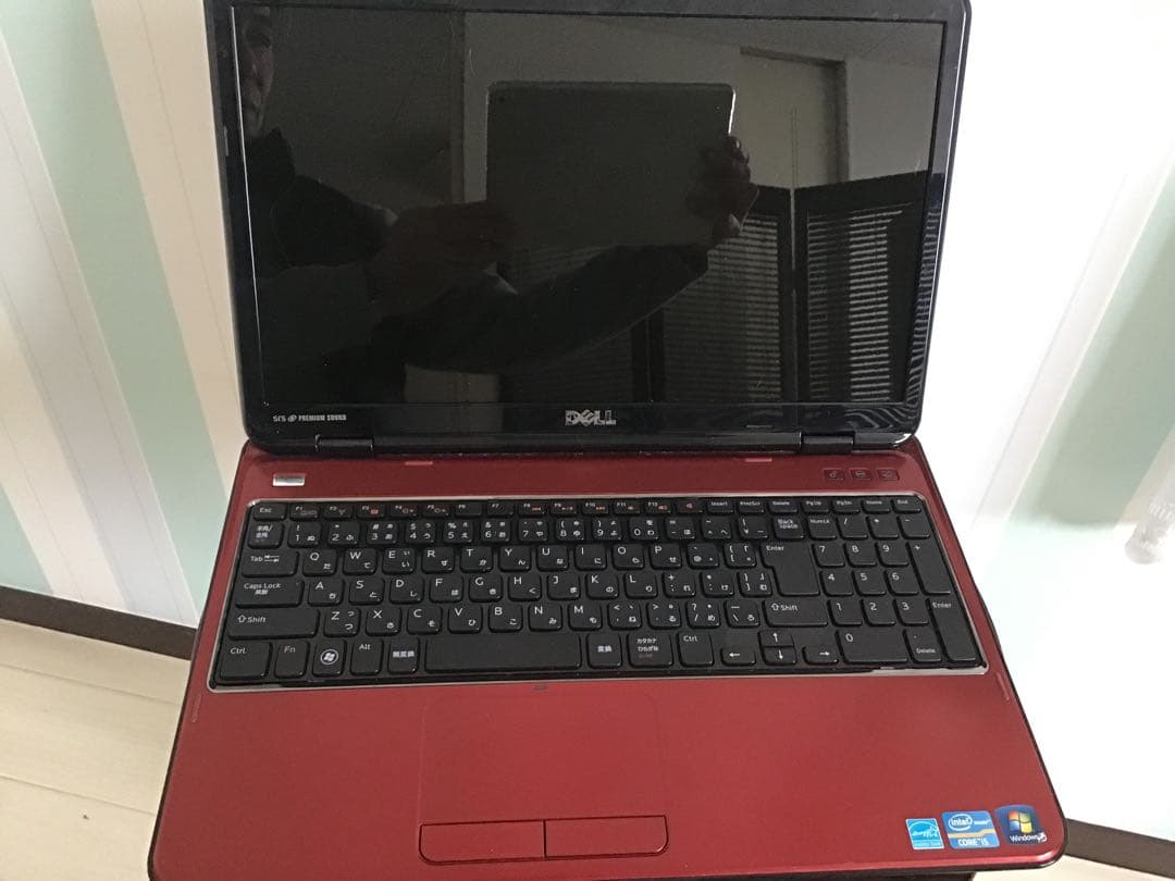 DELL ノートパソコン レッド Windows 10