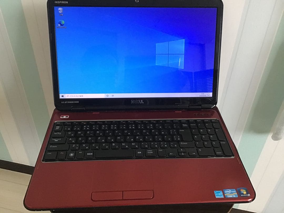 DELL ノートパソコン レッド Windows 10