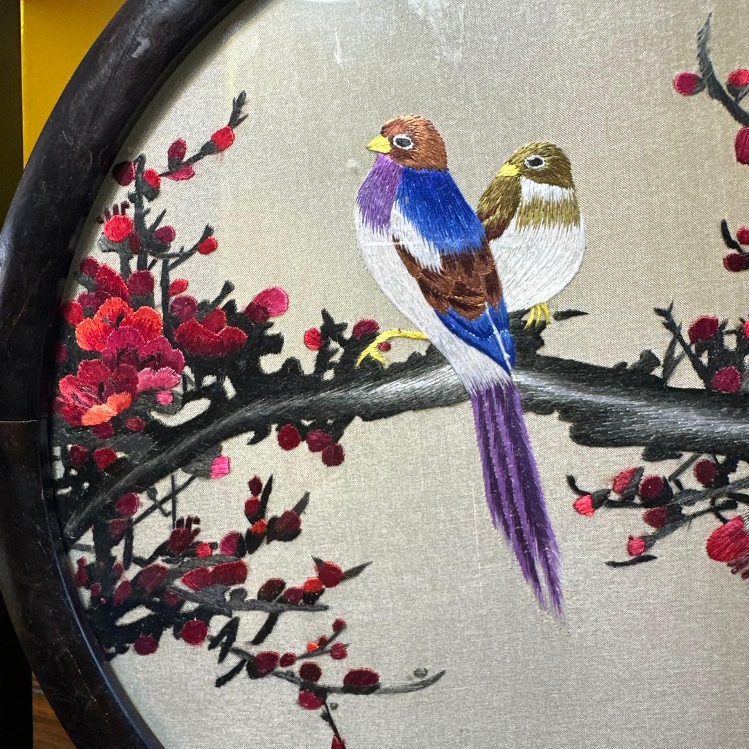 中国手工芸 ，刺繍置物，蘇绣，置物，インテリア