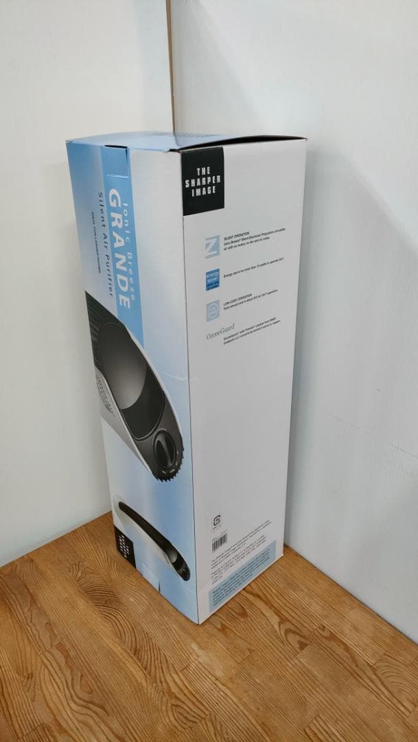 花粉対策　空気清浄機イオニックブリーズGRNDE ホワイトグレー　36