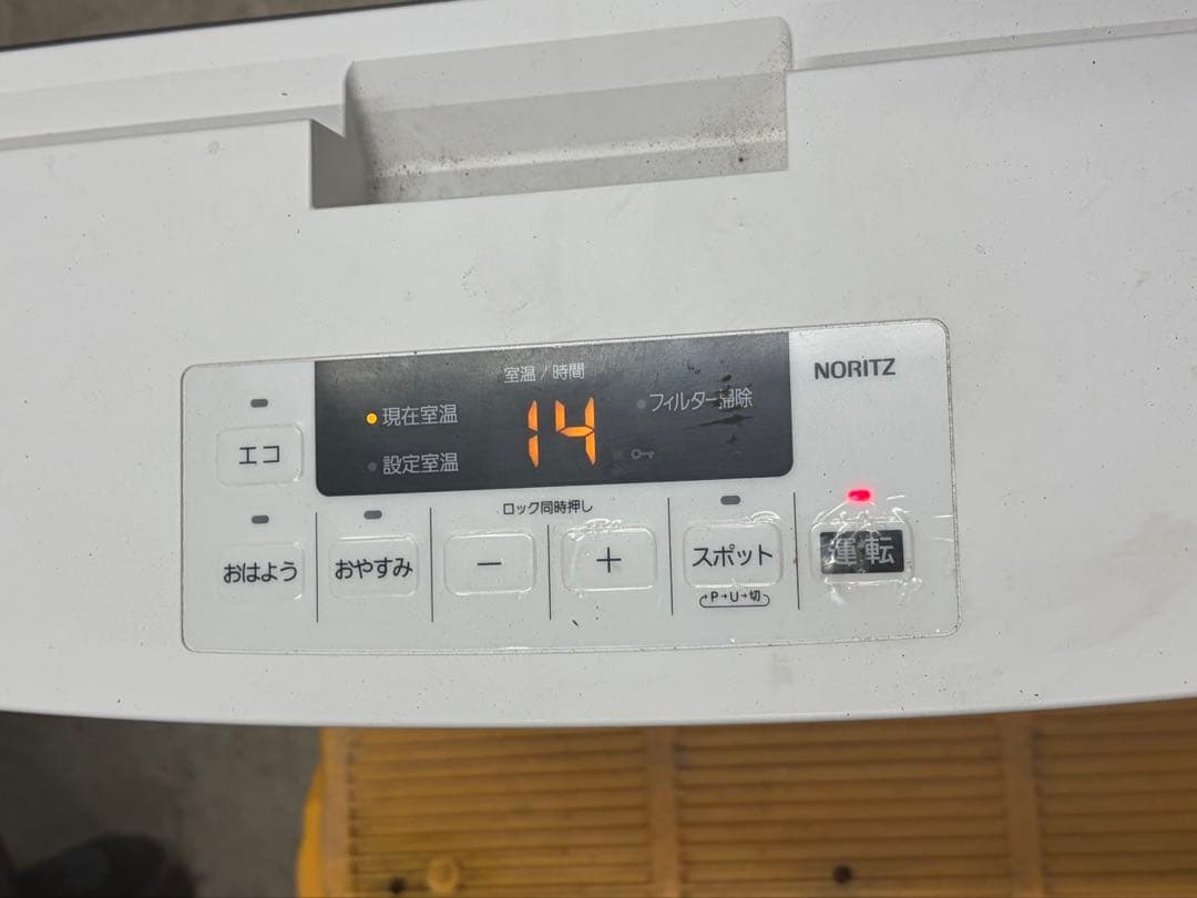 ノーリツ LPガス用 GFH-4006S-W5 ガスファンヒーター 中古品