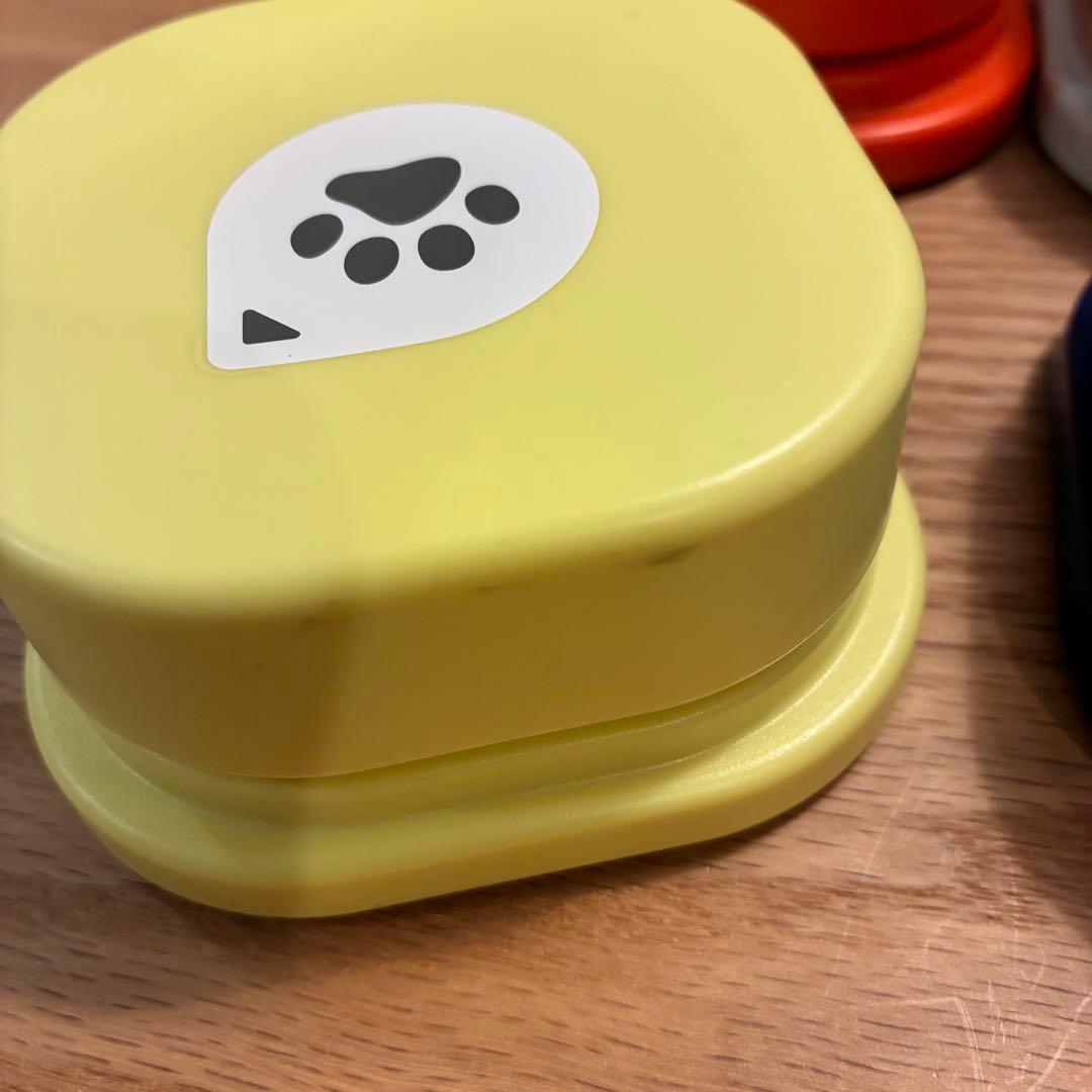 MewooFun 4色セット ペット用おもちゃ 犬用ボタン バウリンガル風