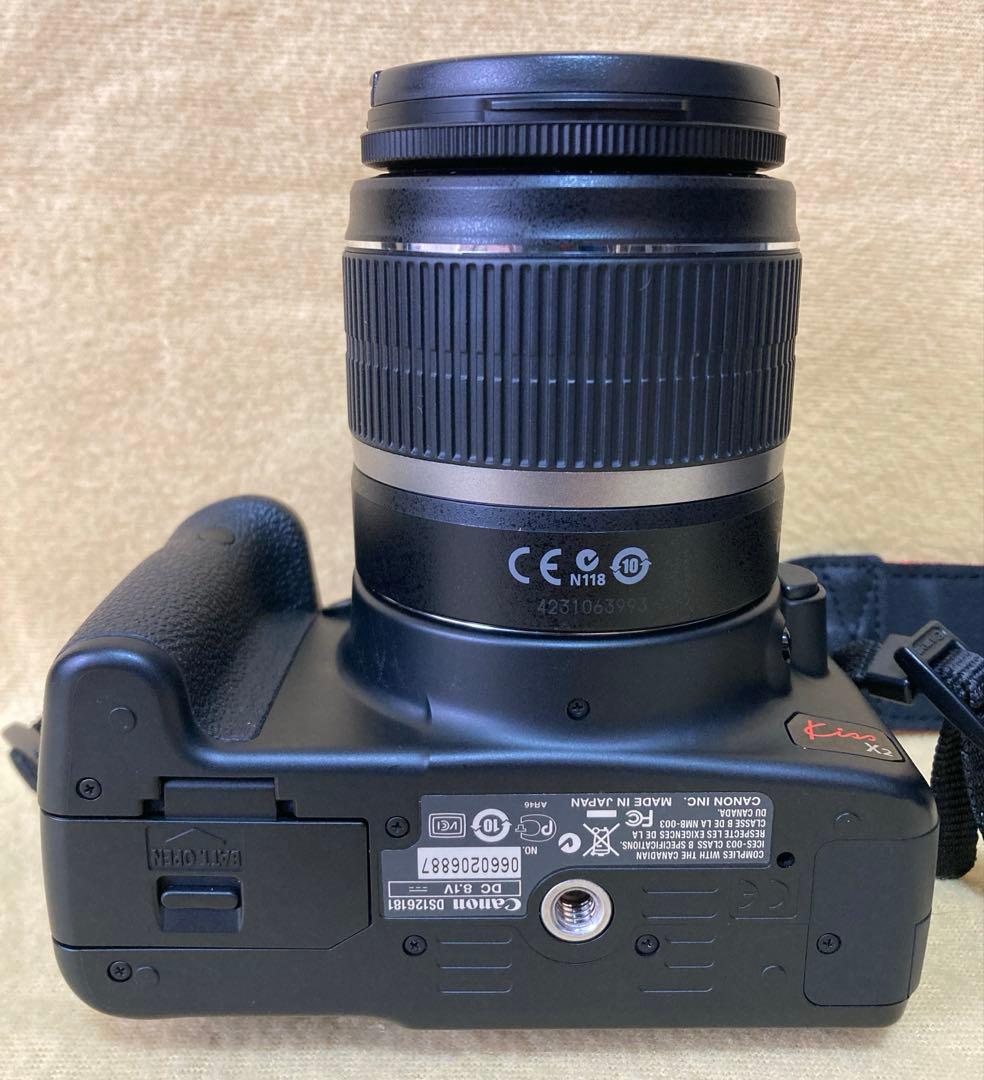 Canon EOS Kiss X2 デジタル一眼（セミハードケース付）