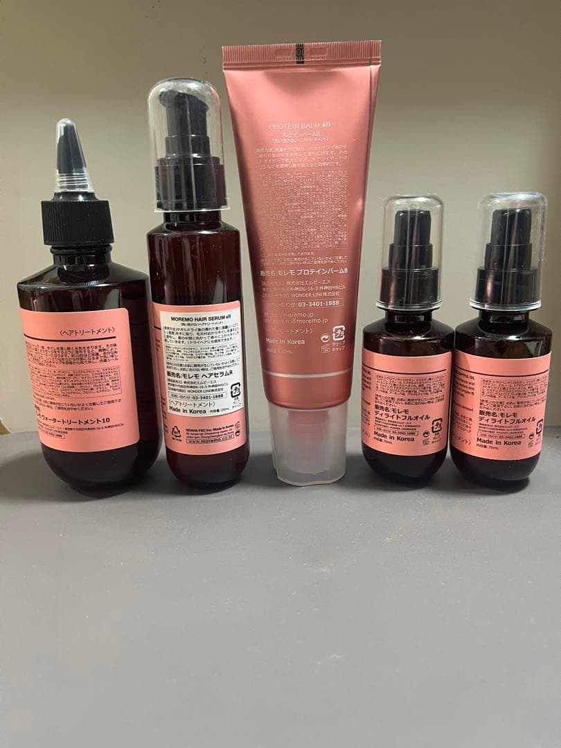 moremo ヘアトリートメント　5点セット