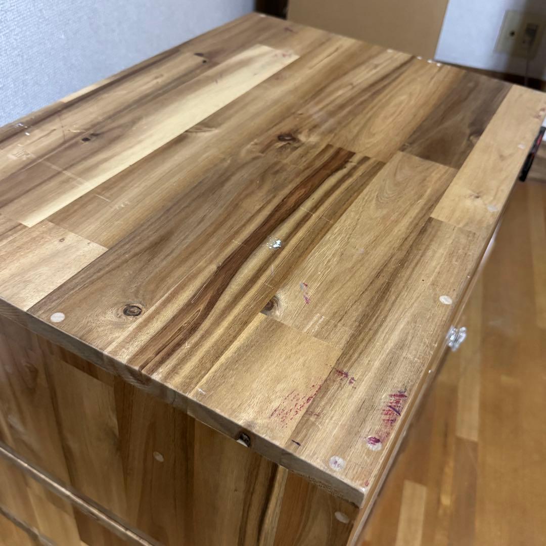 爬虫類 木製ケージ 温度計付 自作