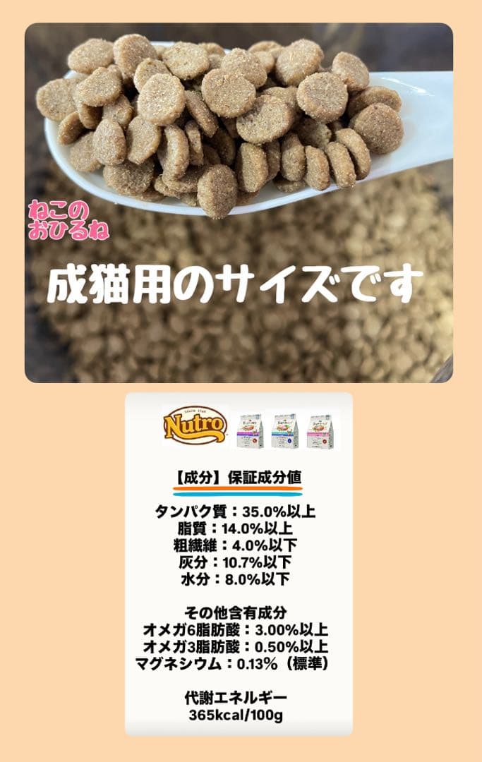 ニュートロ　シュプレモ　成猫用 チキン&サーモン/白身魚&チキン　3kg×２袋