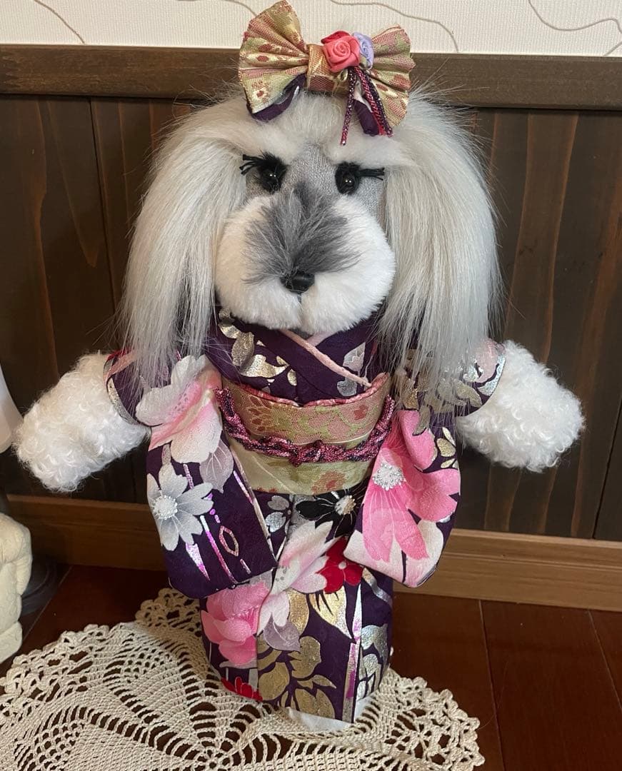 シュナウザー❤️くつしたわんこ