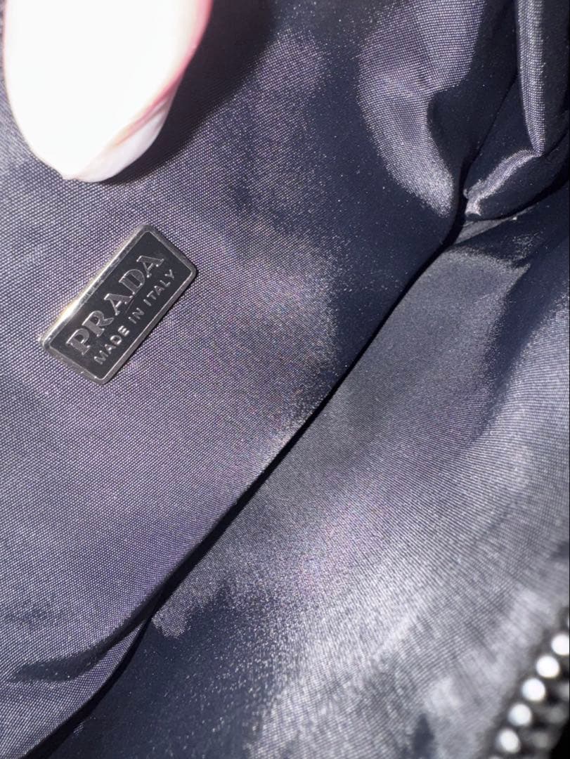 PRADA 三角ロゴ アクセサリーポーチ ハンドバッグ　プラダ