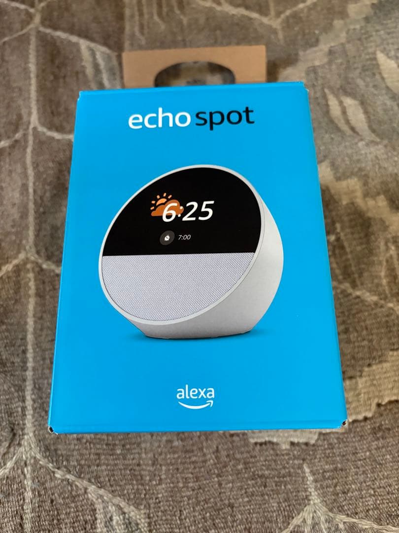 Amazon echo spot スマートスピーカー