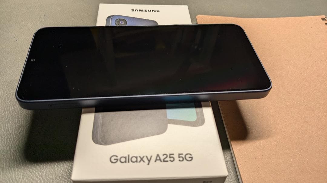 【超美品】Samsung Galaxy A25 5G ブルー SIMフリー 箱