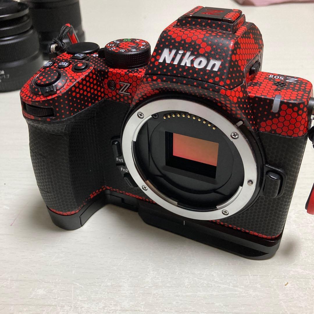 【S数1529枚】NikonZ50Ⅱ本体とレンズ4本セットSD256GB他付属