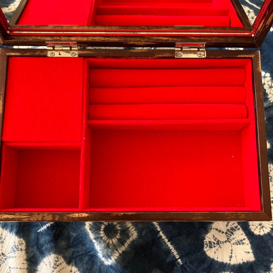 桜皮細工工芸品　宝石箱
