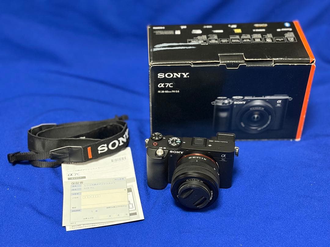 SONY α7C ミラーレス一眼 本体+レンズセット【極美品・元箱付】