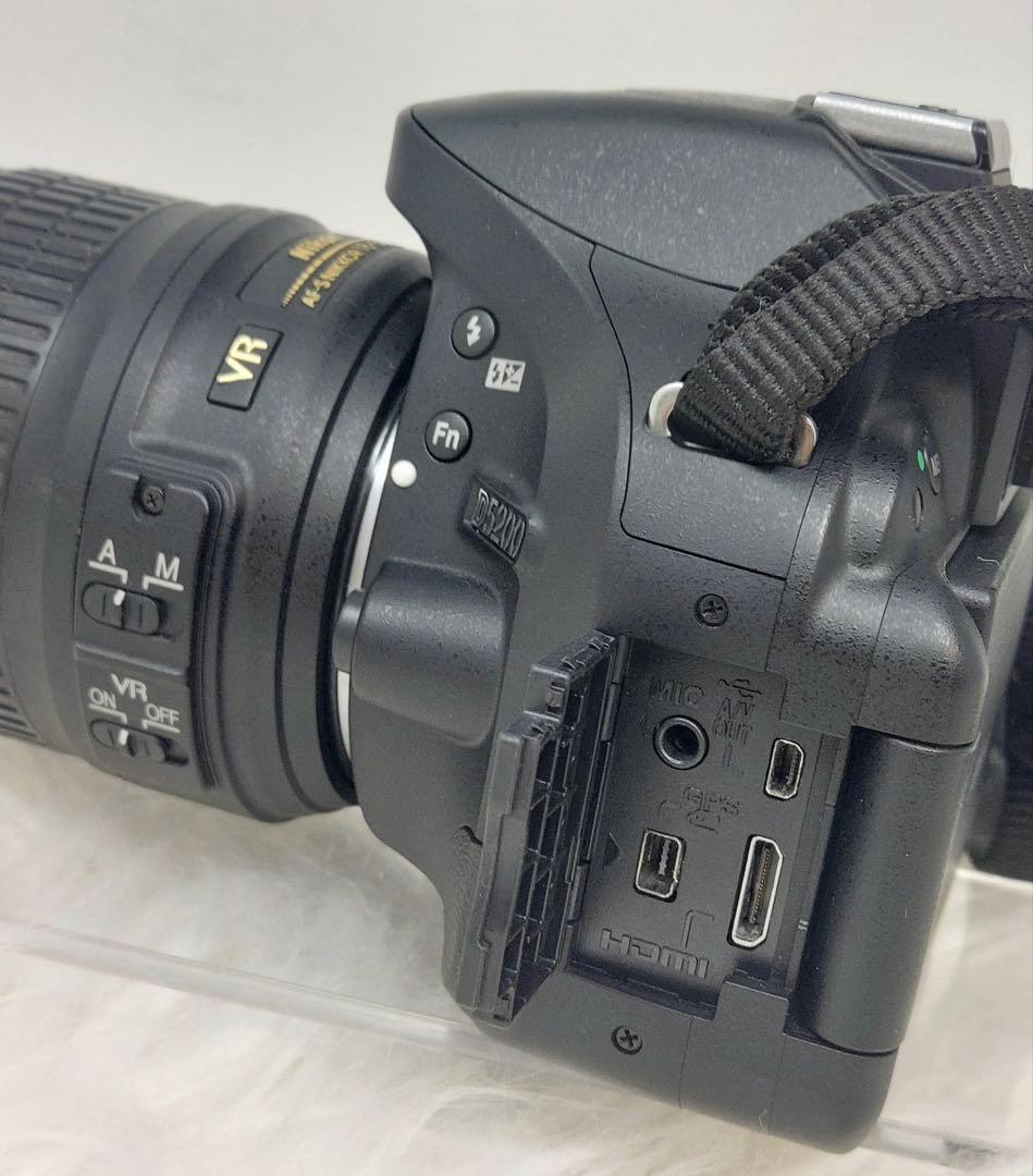 【ジャンク品】Nikon デジタル一眼レフカメラ D5200 レンズセット