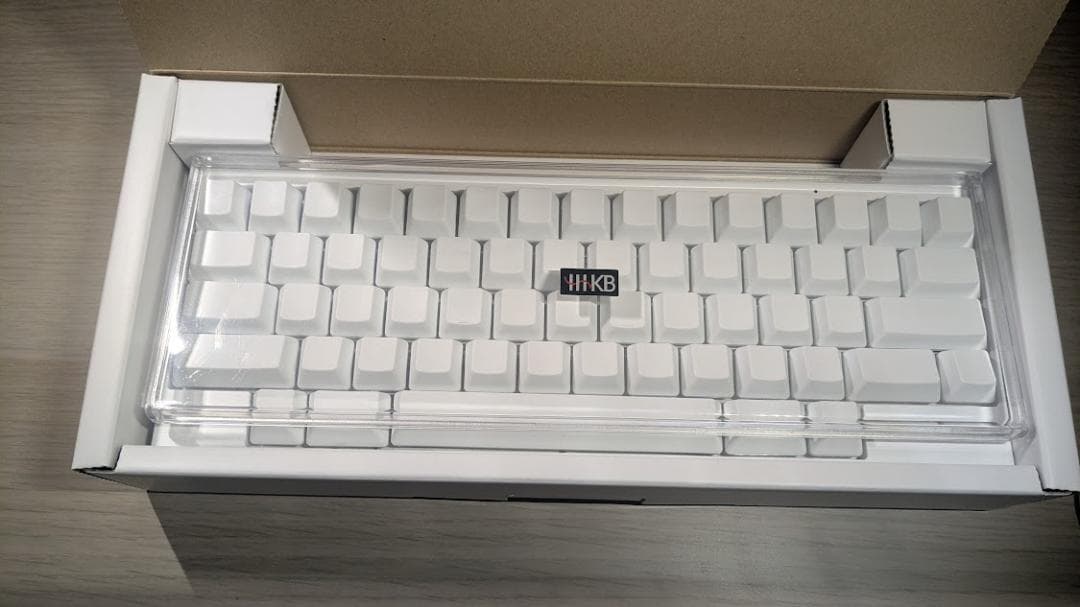 【美品】HHKB HYBRID TYPE-S 雪 英語配列 無刻印 カバー付き