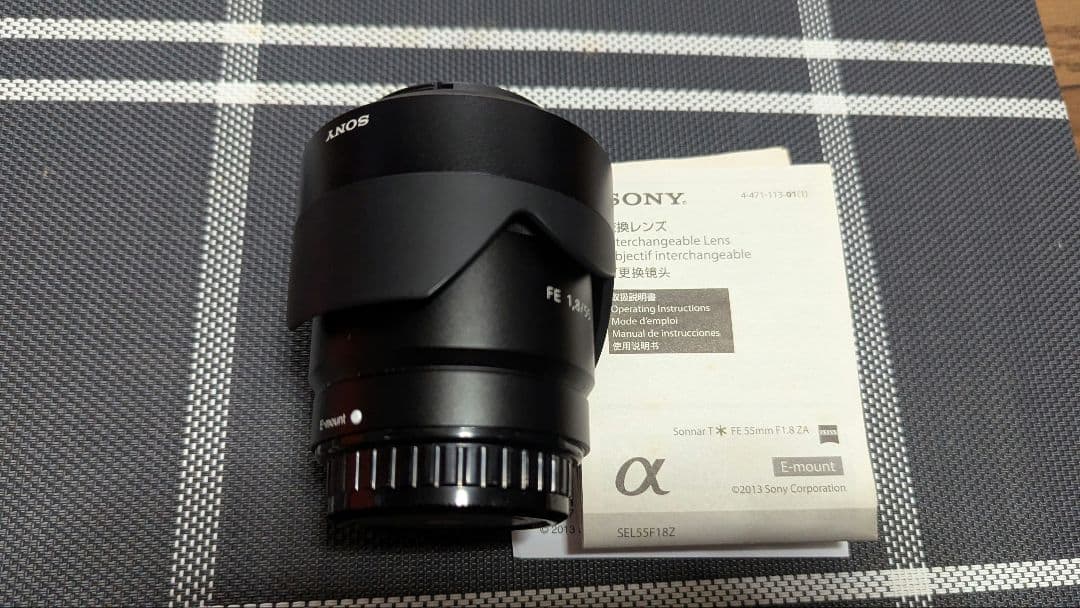 ソニー フル単焦点レンズ Sonnar T FE 55mm F1.8 ZA