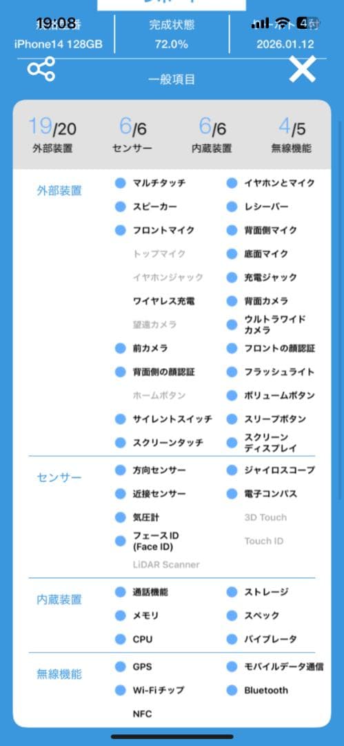 iPhone14 128GB ミッドナイト【SoftBank版 SIMフリー】