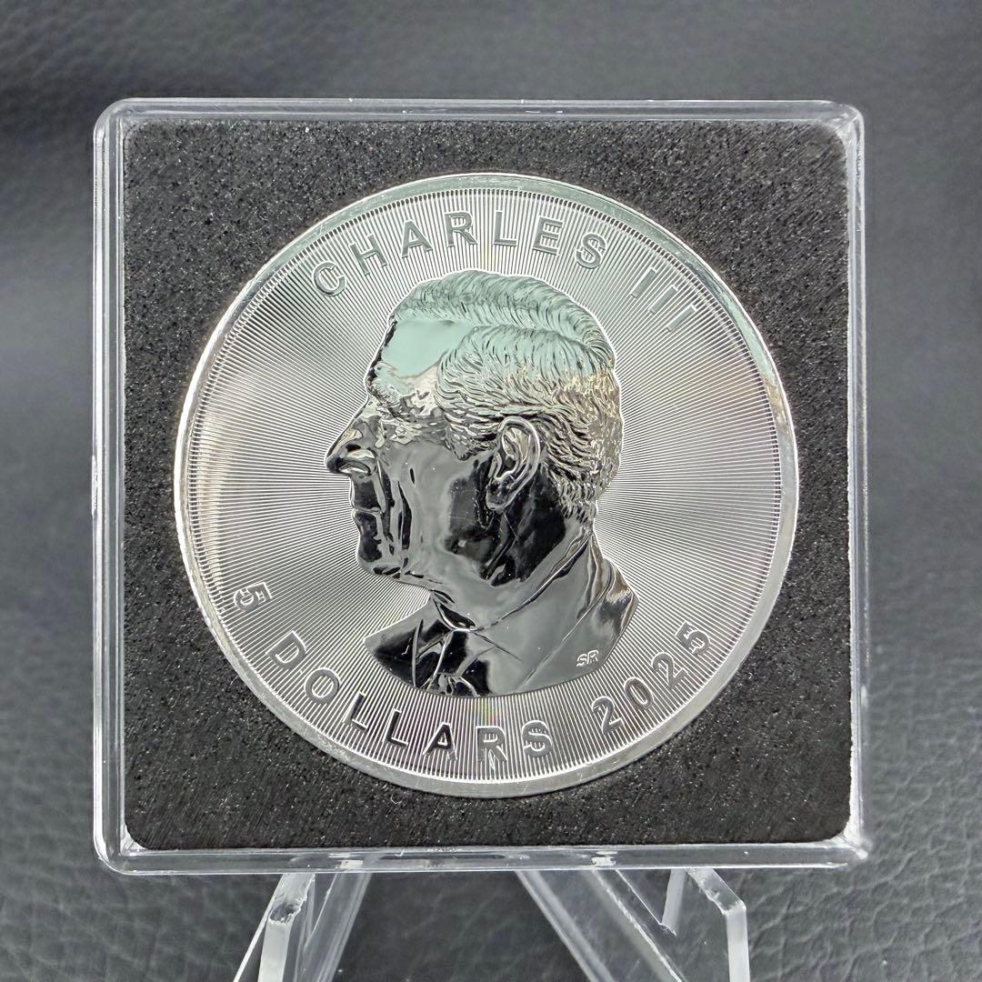 メイプルリーフ 銀貨 カラー ステンドグラスグリフォン 1オンス 1oz