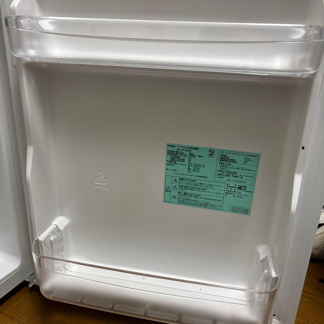 【送料込み】ハイアール 冷凍冷蔵庫 85L JR-N85E ホワイト