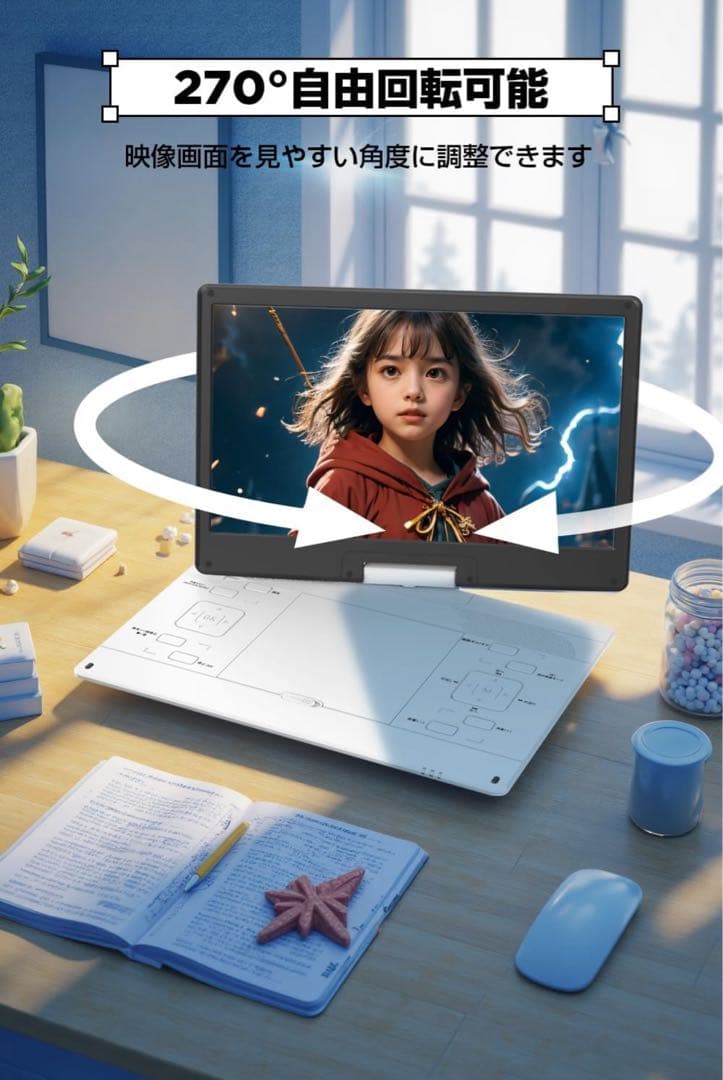 ⭐︎セール15.6インチ DVDプレーヤー　2025最新　液晶モニター ⭐︎