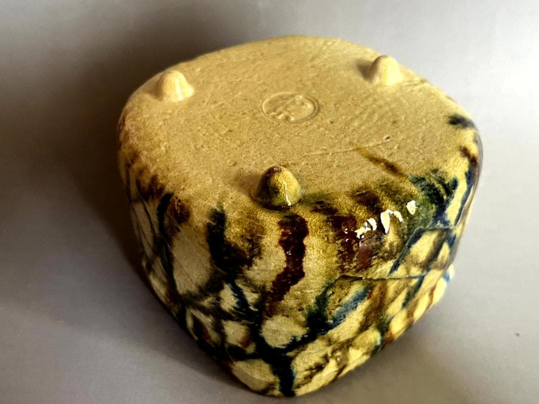 火入れ■和楽 幾何学模様 線文 火器 灰器 お茶道具 古美術 時代物 骨董品■