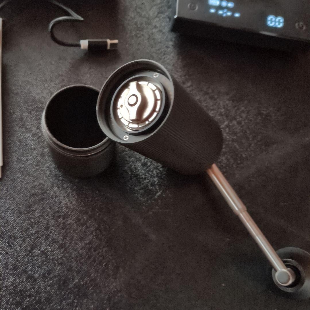 タイムモア　コーヒーミル　計量パネル