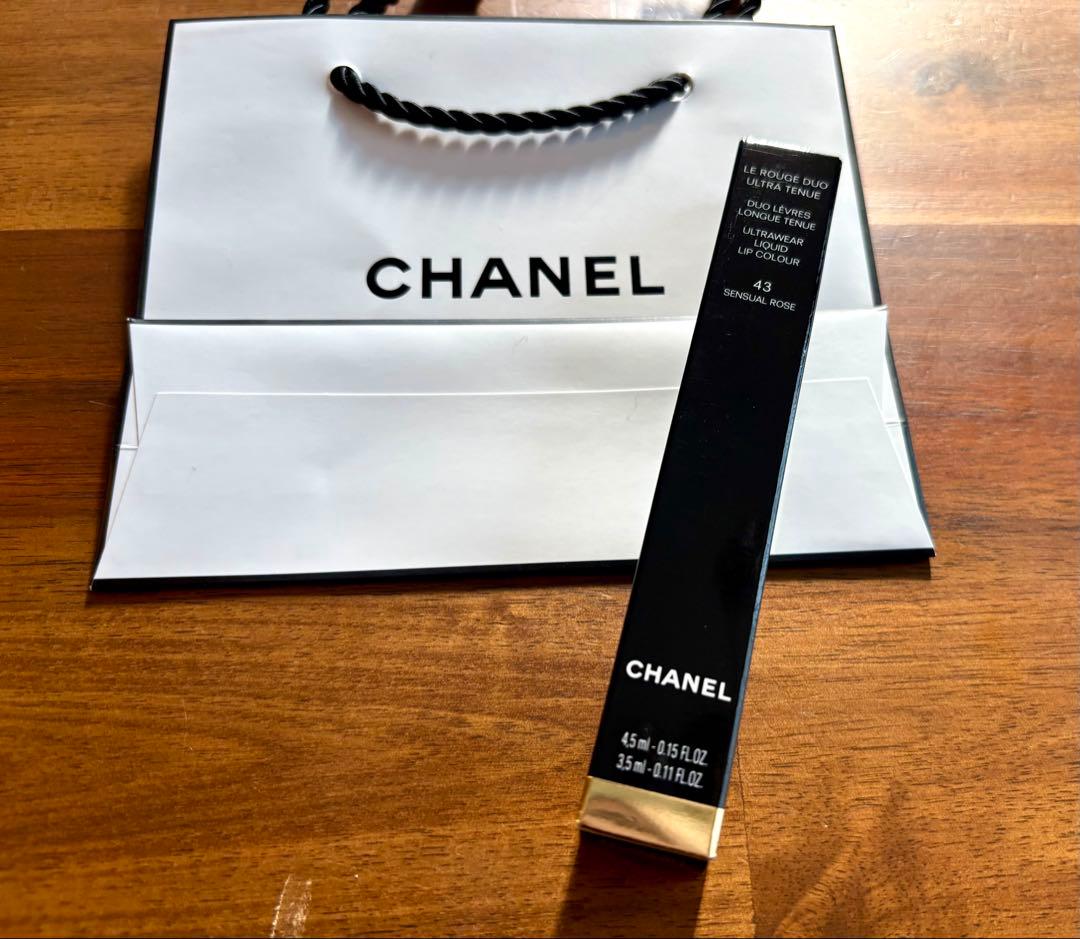 【新品未使用】CHANELシャネル ルルージュデュオウルトラトゥニュ 43番