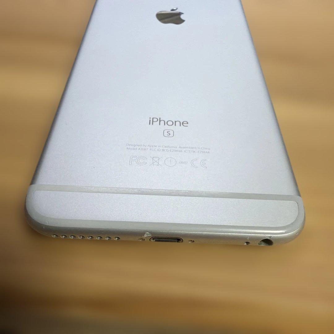 iPhone6s Plus 128GB シルバー　MKUE2J/A 80%