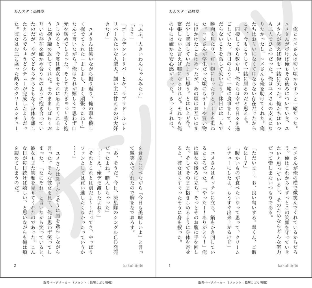 ❁⃘ 創作 夢/小説 オーダー 受付中 ❁⃘ポストカード