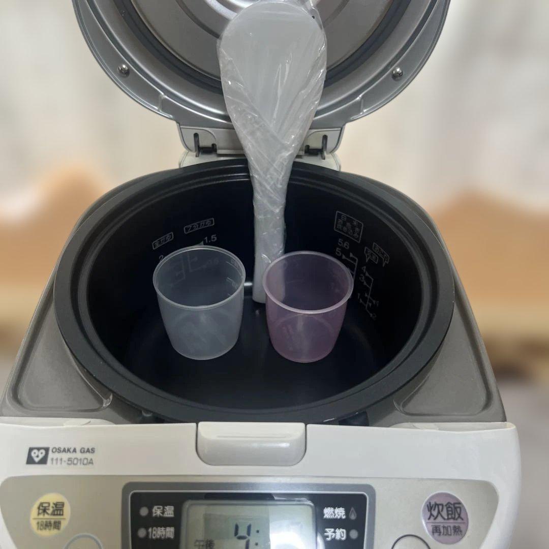 OSAKA GAS 炊飯器 11-5010A ガス炊飯器　電子ジャー付　秘伝炊き