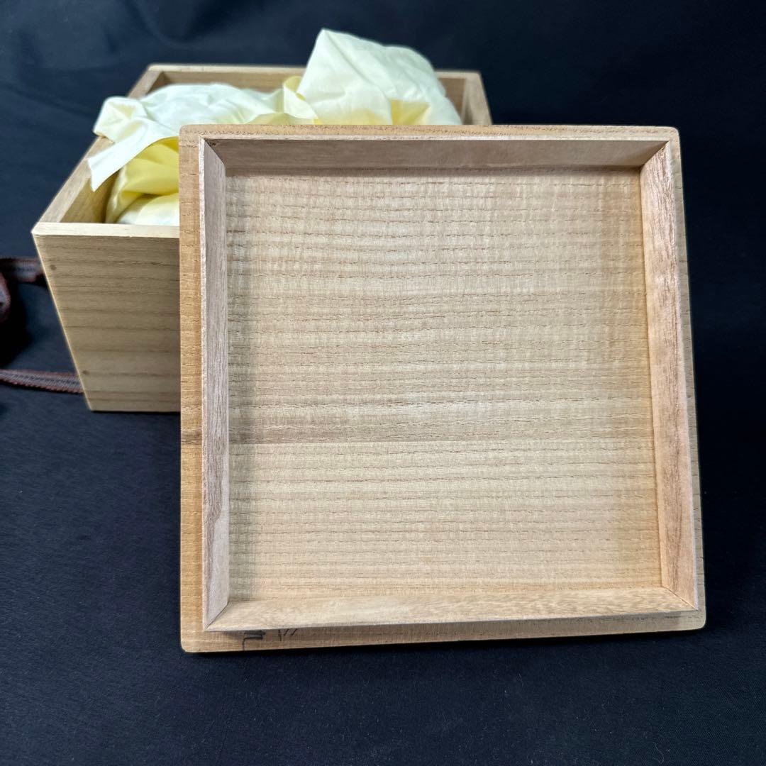 F09 送料無料　義山銀箔清風　平茶碗　水崎長寿　茶道具　茶室　茶道　茶碗