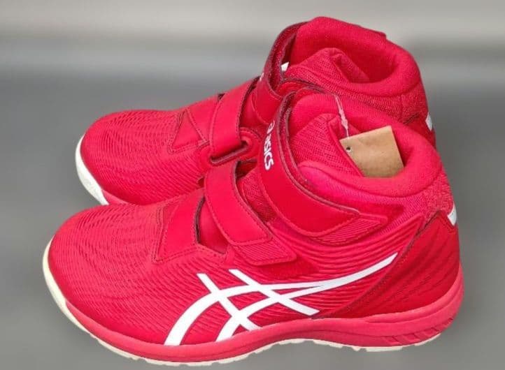 asics CP120　赤 ハイカット安全靴 　25.5cm　新品未使用品