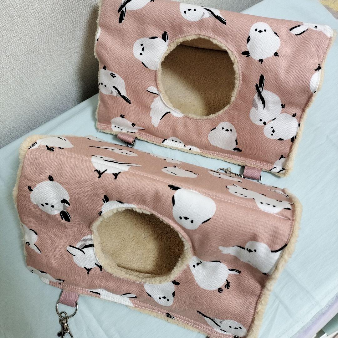専用　特大バードテント　モコモコボアと　キャリーバック