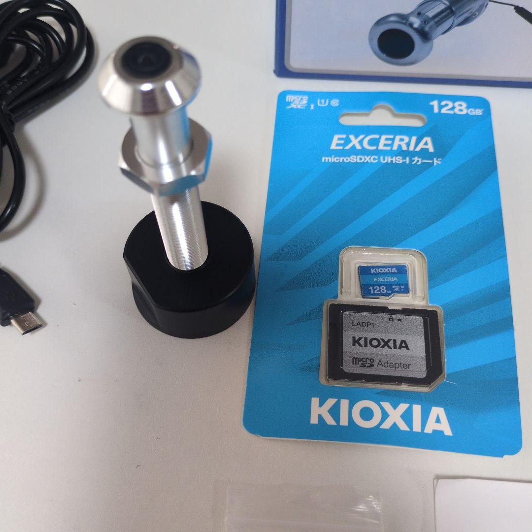 ドアスコープカメラ　HDカメラ 128GB microSD付き